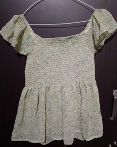 Pretty Floral Top (Peplum)