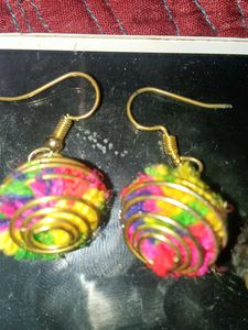 cute mini spiral earing