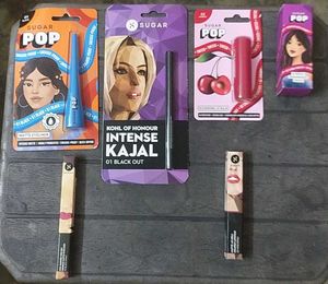 SUGAR Kajal Eyeliner Lipistick Lip Balm