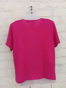 Hot Rose Pink Tops