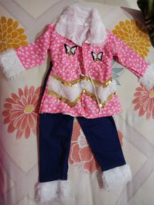 Girls Dress - Top And Bottom Wear