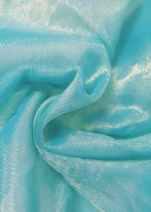 Elegant Blue Scarf Veil Tissue Soft net with Lace