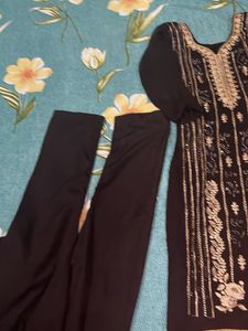 Elegant Black Kurta Set