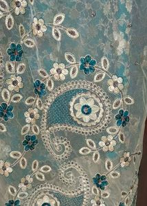 Floral Teal Heavy Suit
