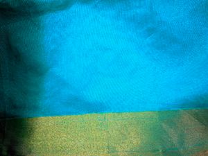 Gorgeous Green Chanderi Saree.