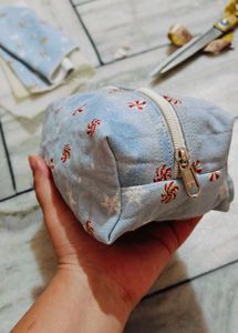 Polka Dot Quilted Cosmetic Bags