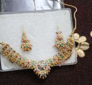Colorful Indian Jewelry Set
