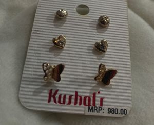Kushal’s Earring Set of 3