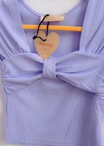 Lavender Crop Top Brand New