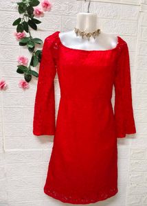 SizeM/L 🎁Buy 2 Get 1 Free 🎁Red Lace Mini Dress