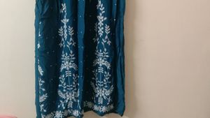 Blue Long Kurta For Women