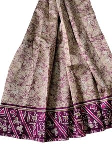 New With Tag Purple Sandal Saree