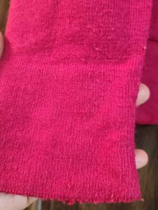 Pink Striped Full Zip Hoodie