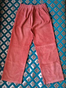 Peach Corduroy Pants