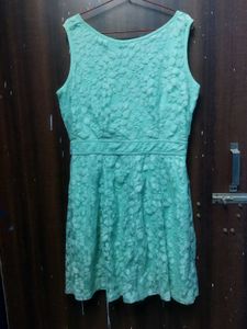 Mint Green Lace Dress