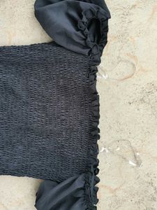 Shein Black Off Shoulder Bodycon Dress