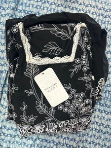 Black Sharara Set No Return