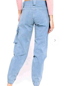 Blue Cargo Pants