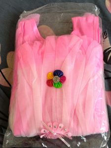New Pink Flower Girl Dress 👗