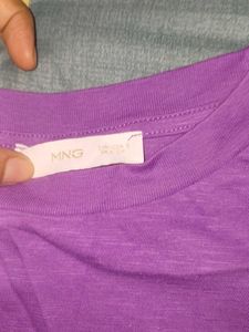 Lavender Casual T-Shirt