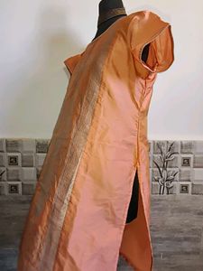 🎁Buy 2, Get 1 Free🎁Peach Embroidered Kurta