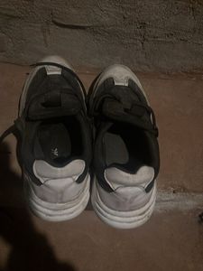 Stylish Black &amp; White Sneakers