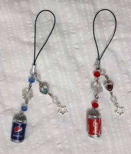 Pepsi And Coca-Cola Phone Charms