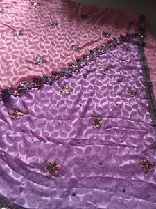 Elegant Floral Saree