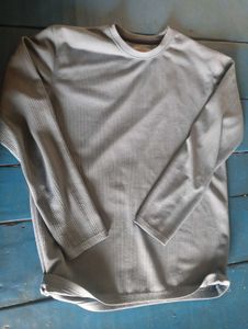 Men's blue Long Sleeve T-Shirt stretch