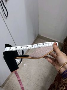 Velvet +Glitter Heel