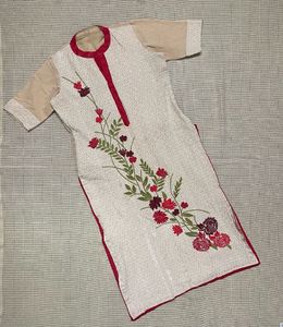 Elegant Embroidered Kurta