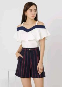 Solid Puff Sleeves Casual Stylish Smoking Regular