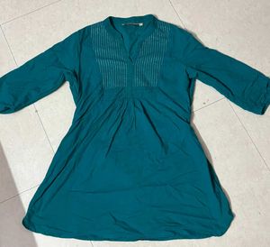 Teal Tunic Top