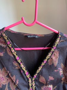 Floral Print Midi Dress