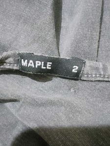 Simple Gray Dresswith Adjustable Strap Not Used