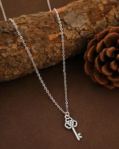 Silver Chain With Key Locket