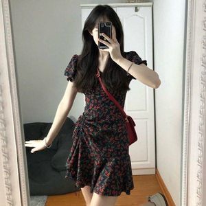 Floral Print Mini Dress