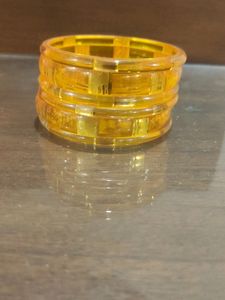Yellow Colour Bangles Kade