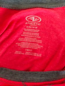 Active Hot Pink &amp; Gray Athletic Works Raglan Tee