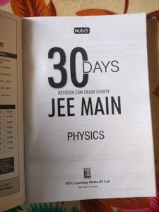 Jee Mains Physics MTG