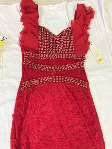 Elegant Red Gown