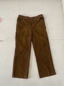 Men’s Baggy Corduroy Pants – Brown