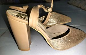 Glittery Golden Sandal