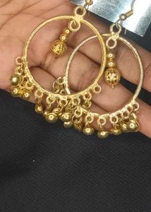 Golden Jhumka Combo