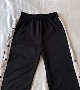 Black Buttoned Trouser Pants