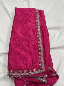 Elegant Pink Saree