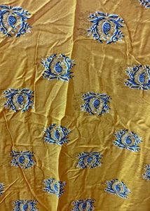 XXL size Yellow Printed Kurta