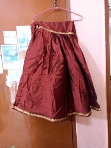 Maroon &amp; Purple Gharara Kameez