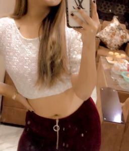 White Net Cute Top