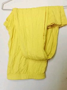 Elegant Yellow Ethnic Gown